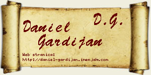 Daniel Gardijan vizit kartica